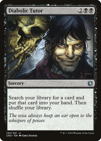 Diabolic Tutor [Conspiracy: Take the Crown] | Dumpster Cat Games
