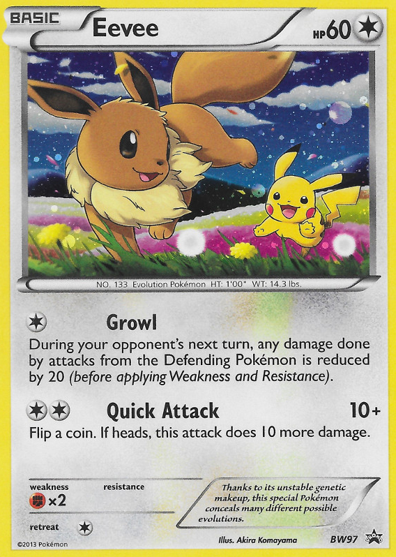 Eevee (BW97) [Black & White: Black Star Promos] | Dumpster Cat Games