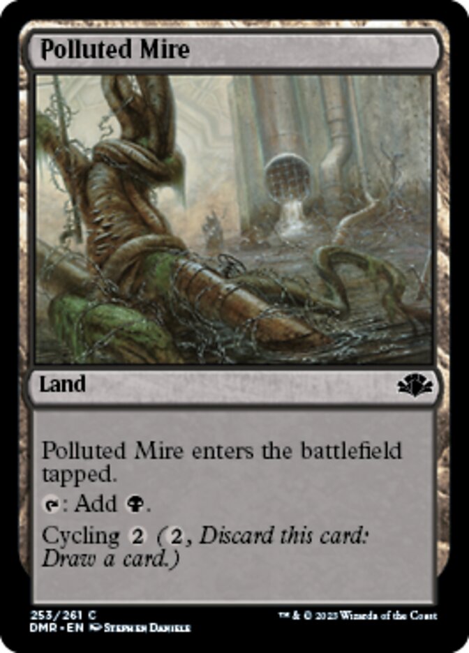 Polluted Mire [Dominaria Remastered] | Dumpster Cat Games