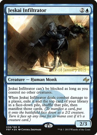 Jeskai Infiltrator [Fate Reforged Promos] | Dumpster Cat Games