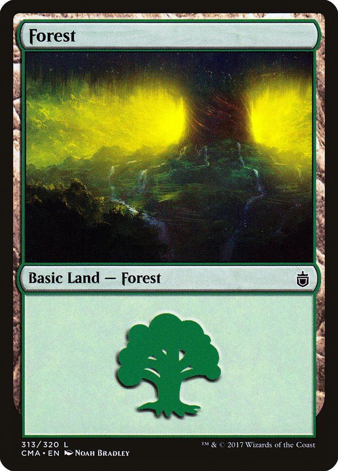 Forest (313) [Commander Anthology] | Dumpster Cat Games
