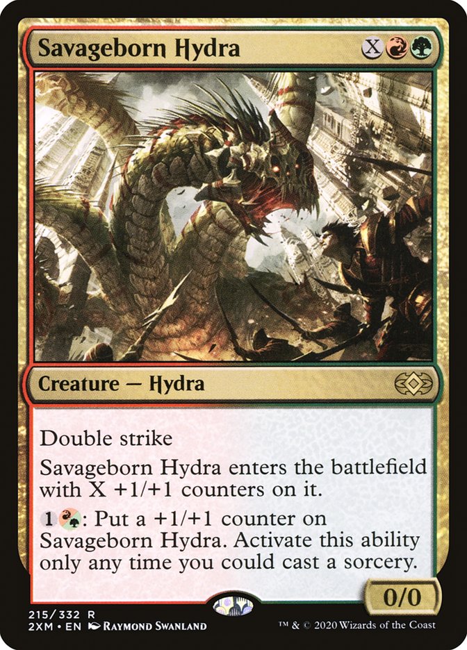 Savageborn Hydra [Double Masters] | Dumpster Cat Games