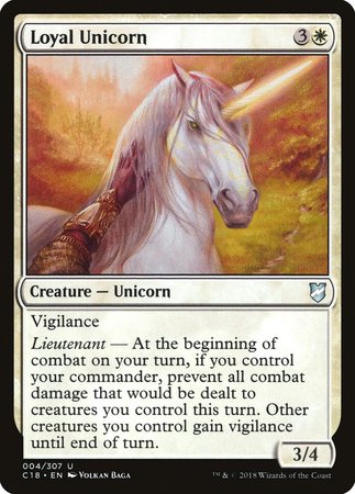 Loyal Unicorn [Commander 2018] | Dumpster Cat Games