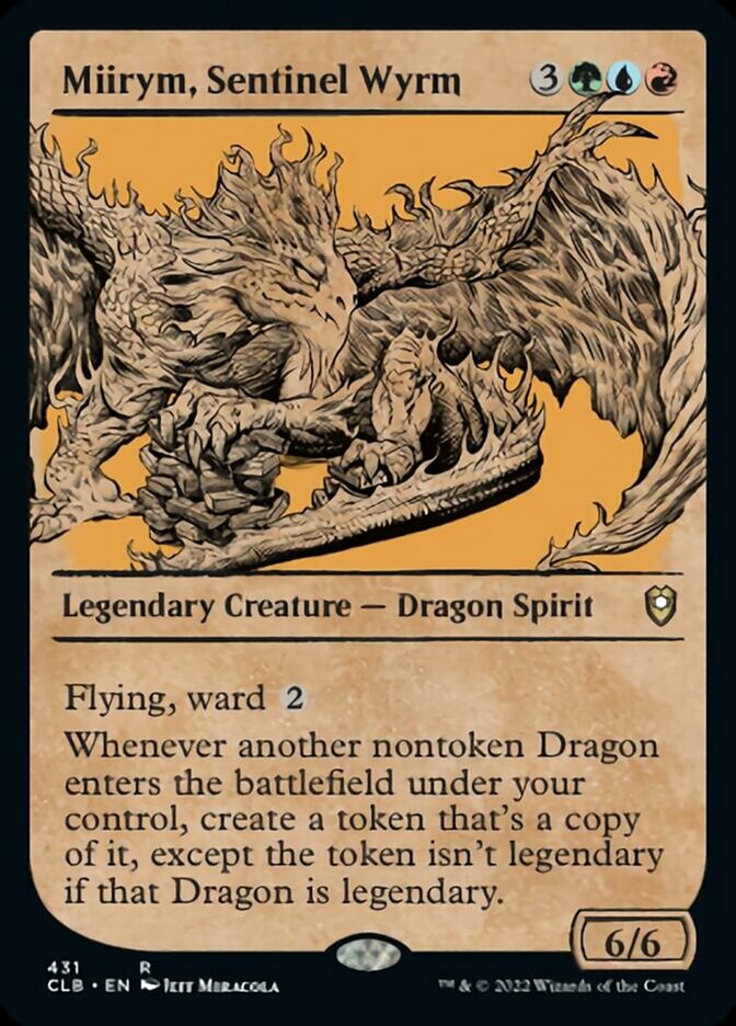 Miirym, Sentinel Wyrm (Showcase) [Commander Legends: Battle for Baldur's Gate] | Dumpster Cat Games