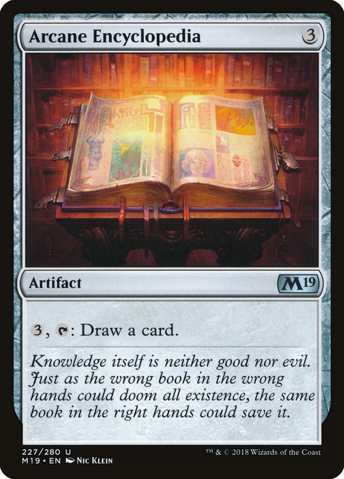Arcane Encyclopedia [Core Set 2019] | Dumpster Cat Games