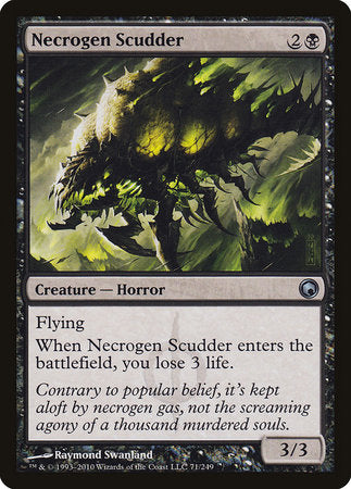 Necrogen Scudder [Scars of Mirrodin] | Dumpster Cat Games
