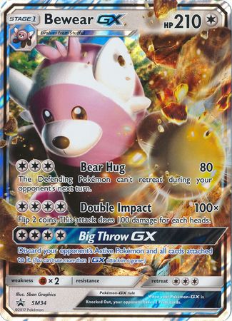 Bewear GX (SM34) (Jumbo Card) [Sun & Moon: Black Star Promos] | Dumpster Cat Games