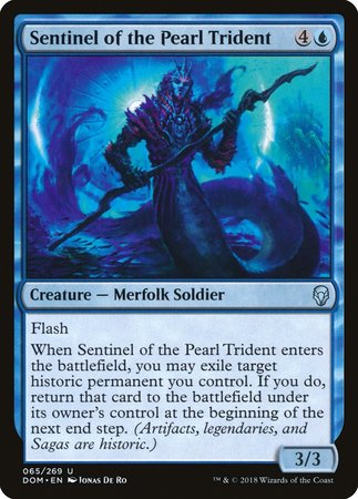 Sentinel of the Pearl Trident [Dominaria] | Dumpster Cat Games