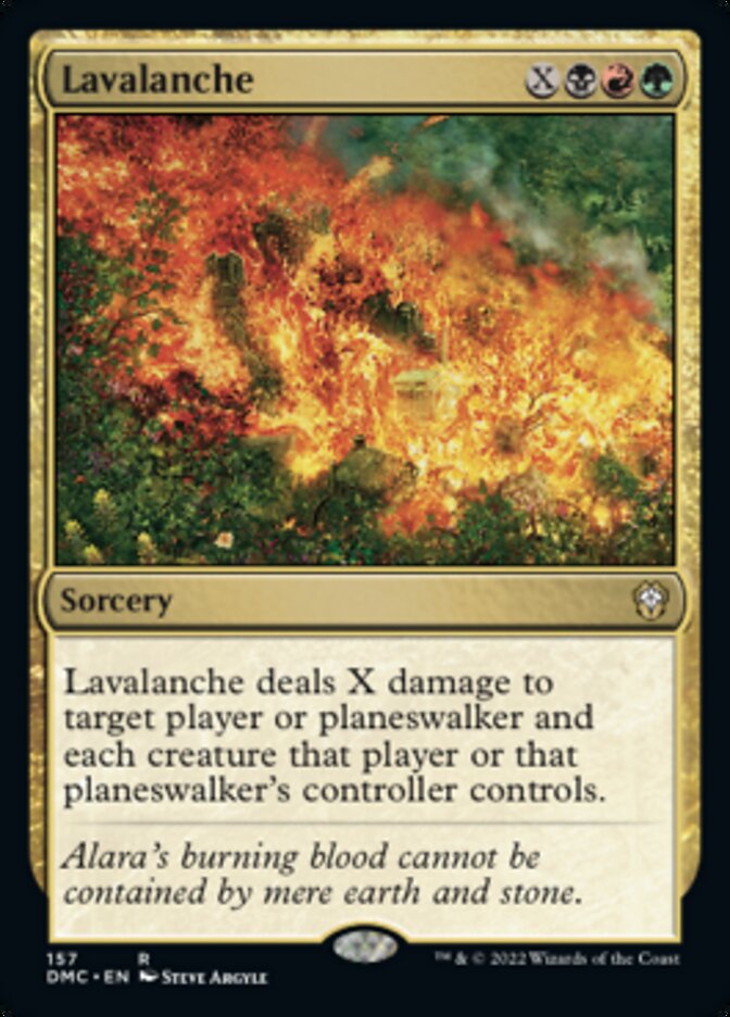 Lavalanche [Dominaria United Commander] | Dumpster Cat Games