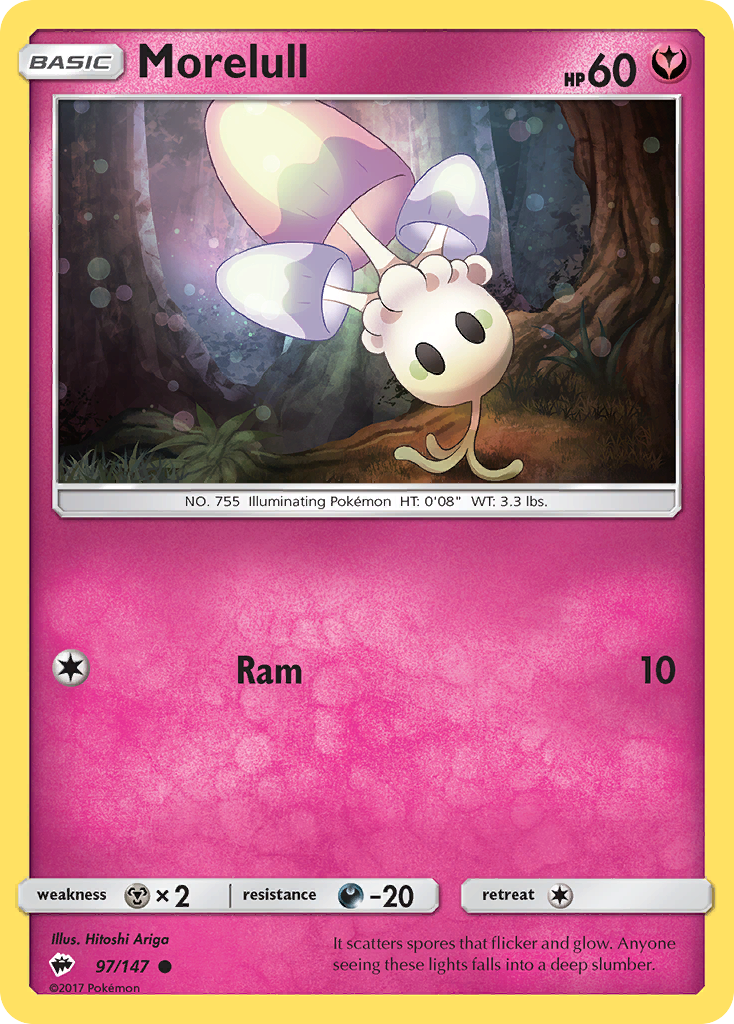 Morelull (97/147) [Sun & Moon: Burning Shadows] | Dumpster Cat Games
