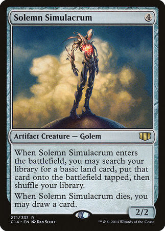 Solemn Simulacrum [Commander 2014] | Dumpster Cat Games