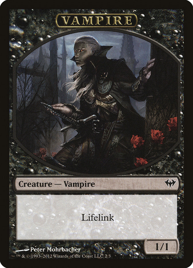 Vampire [Dark Ascension Tokens] | Dumpster Cat Games