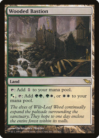 Wooded Bastion [Shadowmoor] | Dumpster Cat Games