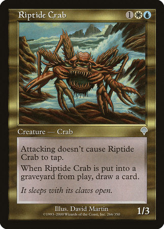 Riptide Crab [Invasion] | Dumpster Cat Games