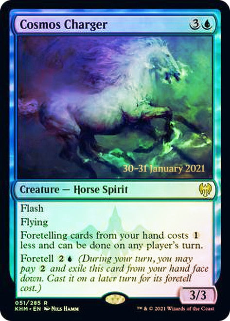 Cosmos Charger  [Kaldheim Prerelease Promos] | Dumpster Cat Games