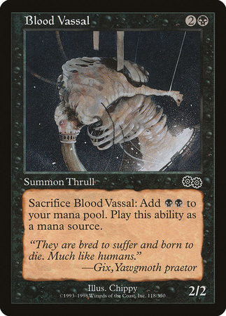 Blood Vassal [Urza's Saga] | Dumpster Cat Games