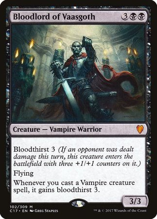 Bloodlord of Vaasgoth [Commander 2017] | Dumpster Cat Games