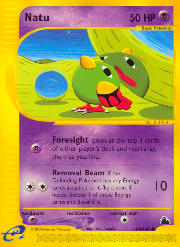 Natu (80/144) [Skyridge] | Dumpster Cat Games