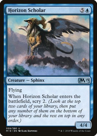 Horizon Scholar [Core Set 2019] | Dumpster Cat Games