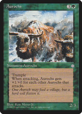 Aurochs [Ice Age] | Dumpster Cat Games