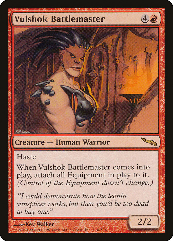 Vulshok Battlemaster [Mirrodin] | Dumpster Cat Games