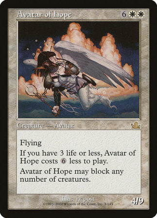 Avatar of Hope [Prophecy] | Dumpster Cat Games