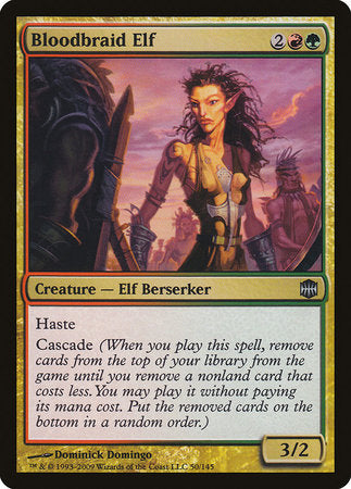 Bloodbraid Elf [Alara Reborn] | Dumpster Cat Games