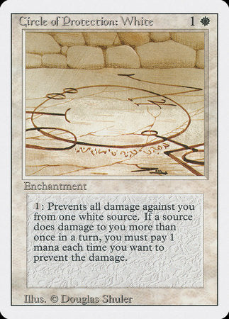 Circle of Protection: White [Revised Edition] | Dumpster Cat Games