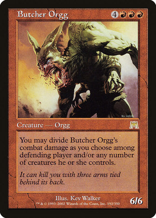 Butcher Orgg [Onslaught] | Dumpster Cat Games