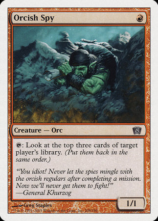 Orcish Spy [Eighth Edition] | Dumpster Cat Games