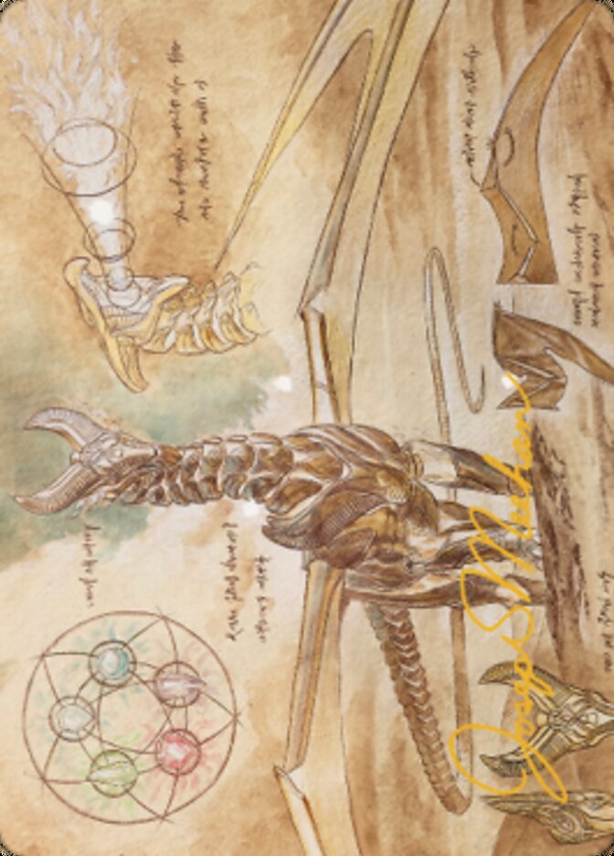 Ramos, Dragon Engine Art Card (Gold-Stamped Signature) [The Brothers' War Art Series] | Dumpster Cat Games
