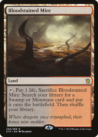 Bloodstained Mire [Khans of Tarkir] | Dumpster Cat Games