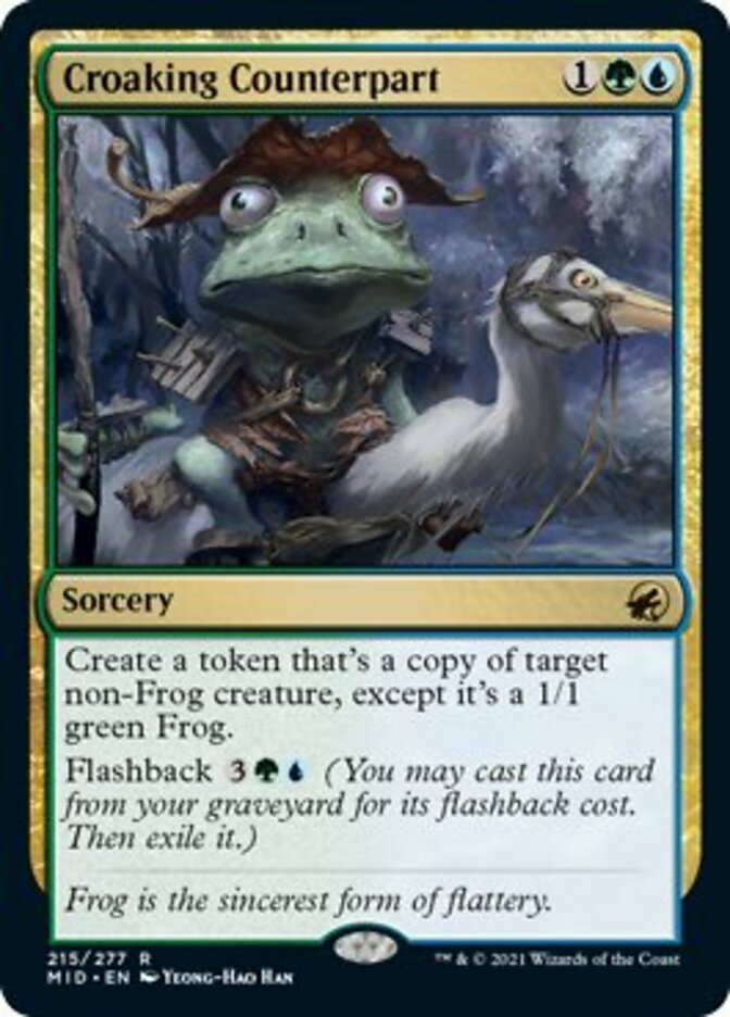 Croaking Counterpart [Innistrad: Midnight Hunt] | Dumpster Cat Games