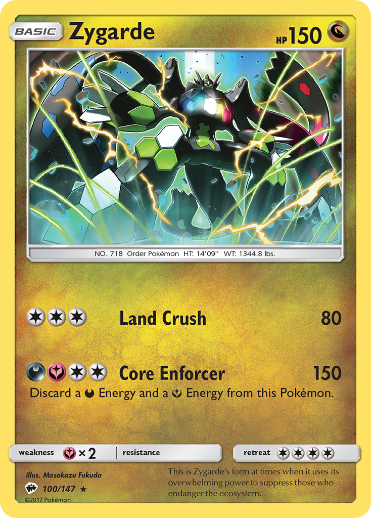 Zygarde (100/147) [Sun & Moon: Burning Shadows] | Dumpster Cat Games