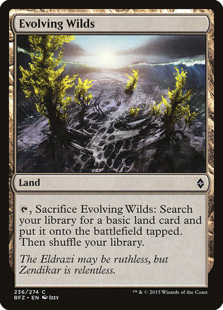 Evolving Wilds [Battle for Zendikar] | Dumpster Cat Games