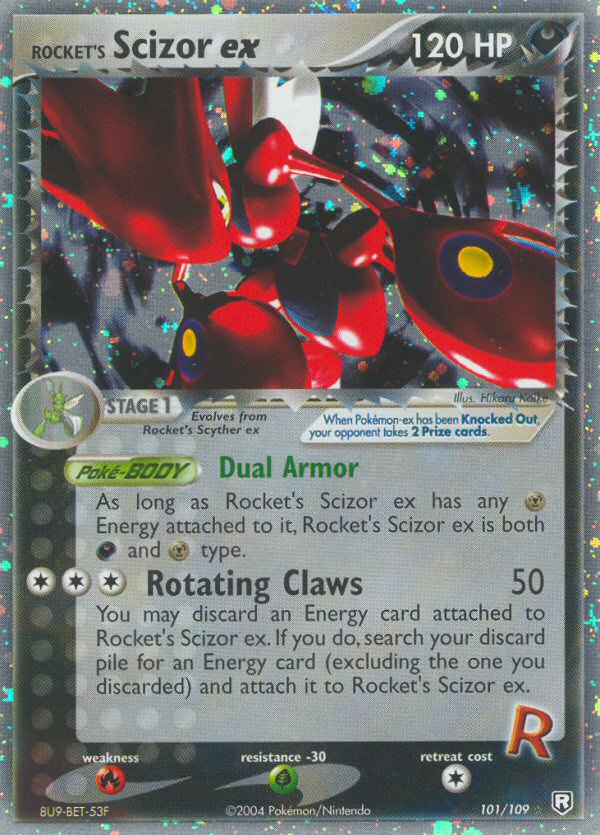 Rocket's Scizor ex (101/109) [EX: Team Rocket Returns] | Dumpster Cat Games
