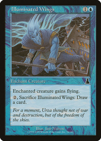 Illuminated Wings [Urza's Destiny] | Dumpster Cat Games