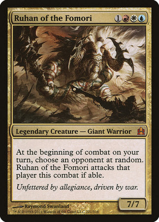 Ruhan of the Fomori [Commander 2011] | Dumpster Cat Games