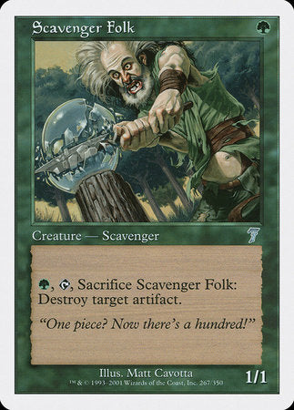 Scavenger Folk [Seventh Edition] | Dumpster Cat Games