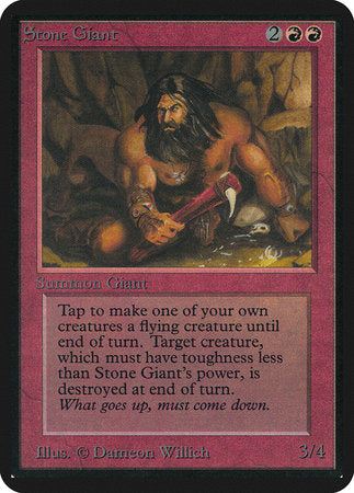 Stone Giant [Limited Edition Alpha] | Dumpster Cat Games