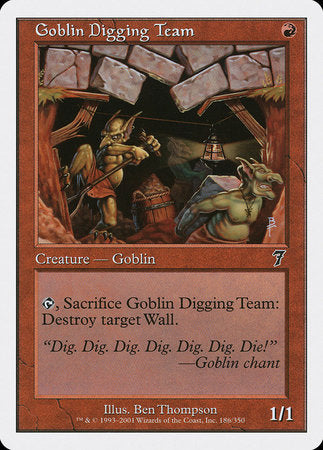 Goblin Digging Team [Seventh Edition] | Dumpster Cat Games