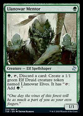 Llanowar Mentor [Time Spiral Remastered] | Dumpster Cat Games