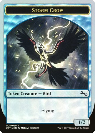 Storm Crow Token [Unstable Tokens] | Dumpster Cat Games
