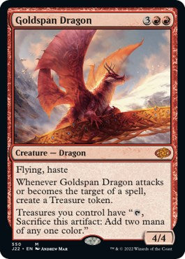 Goldspan Dragon [Jumpstart 2022] | Dumpster Cat Games
