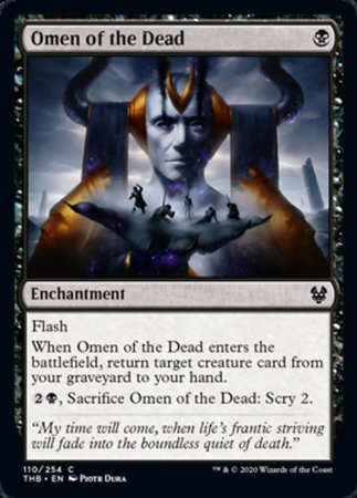 Omen of the Dead [Theros Beyond Death] | Dumpster Cat Games