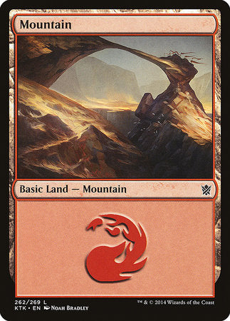Mountain (262) [Khans of Tarkir] | Dumpster Cat Games