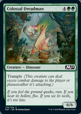 Colossal Dreadmaw [Core Set 2021] | Dumpster Cat Games