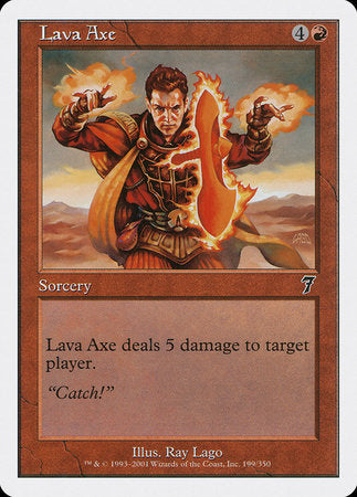 Lava Axe [Seventh Edition] | Dumpster Cat Games