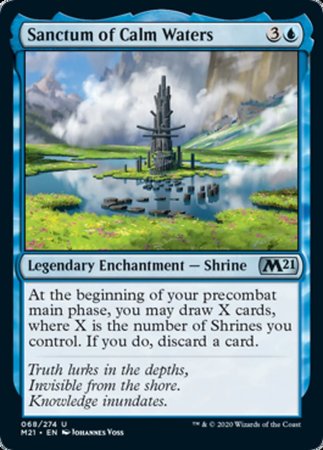 Sanctum of Calm Waters [Core Set 2021] | Dumpster Cat Games