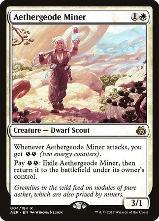 Aethergeode Miner [Aether Revolt] | Dumpster Cat Games